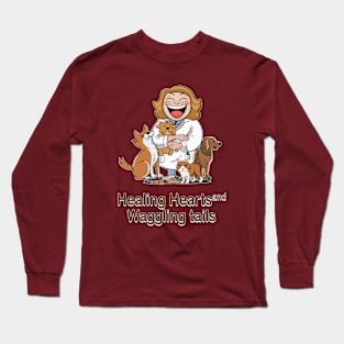 healing hurts and waggling tails Long Sleeve T-Shirt